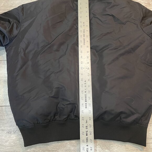 MA-1 Pilot Flight Jacket Bomber Aviator Top Gun Flying XL Black - Picture 6 of 6